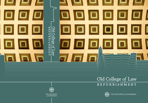 Design & print of the Old College of Law, Edinburgh University tender.